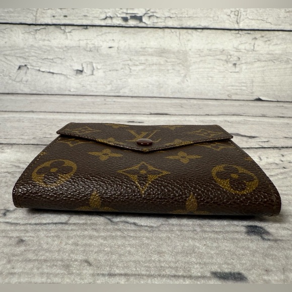 Louis Vuitton Portefeiulle Elise Trifold Wallet Monogram Canvas Leather - Picture 3 of 14